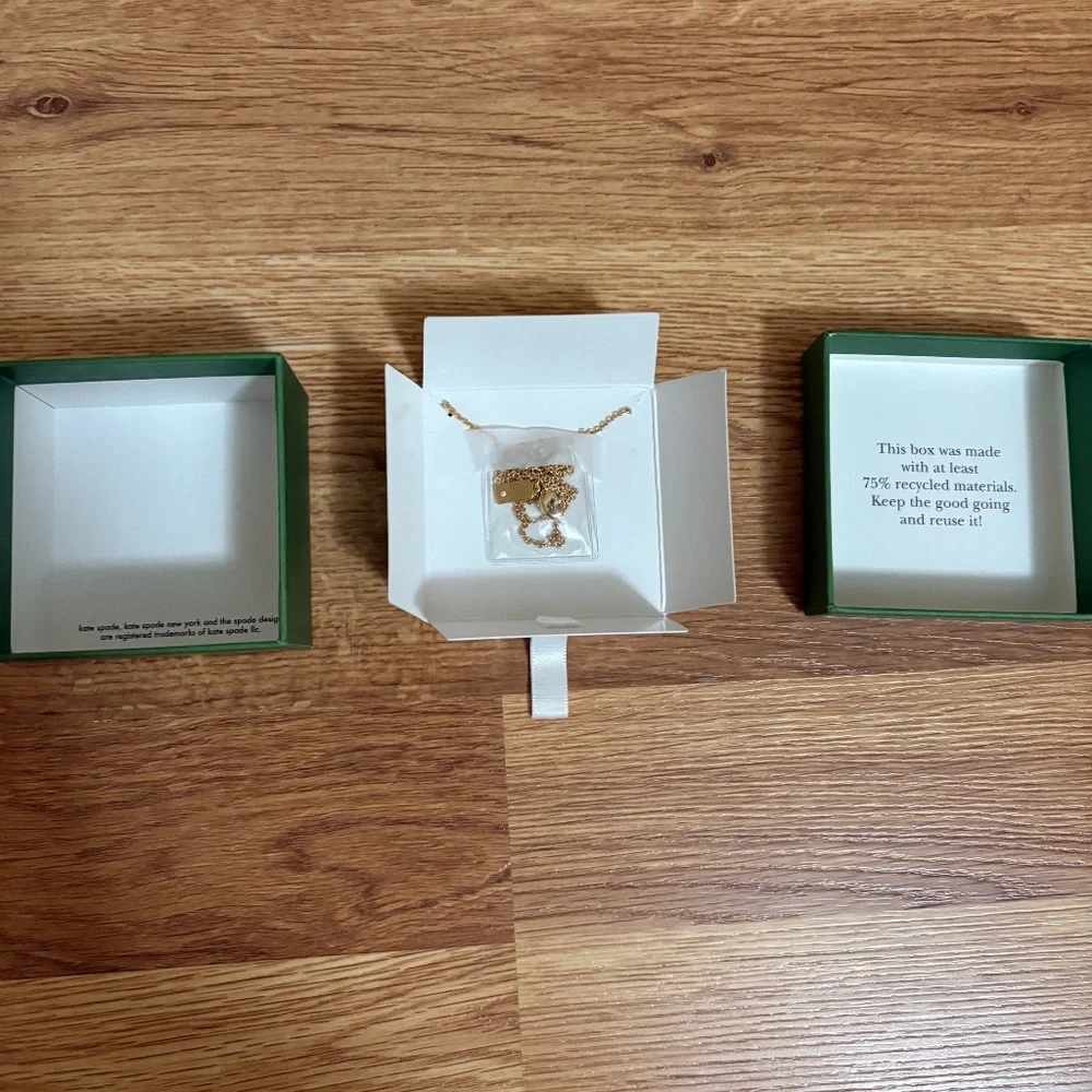 NIB Kate Spade All A Flutter Mother Of Pearl Butterfly necklace